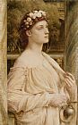 Edward John Poynter A Vestal Portrait of Miss Violet Lindsay painting